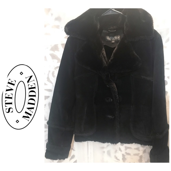 steve madden black coat